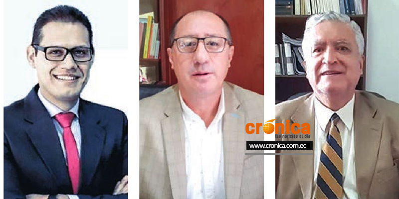 Daniel González Pérez, Patricio Valdivieso Espinosa y Fausto Moreno Sánchez, analistas.